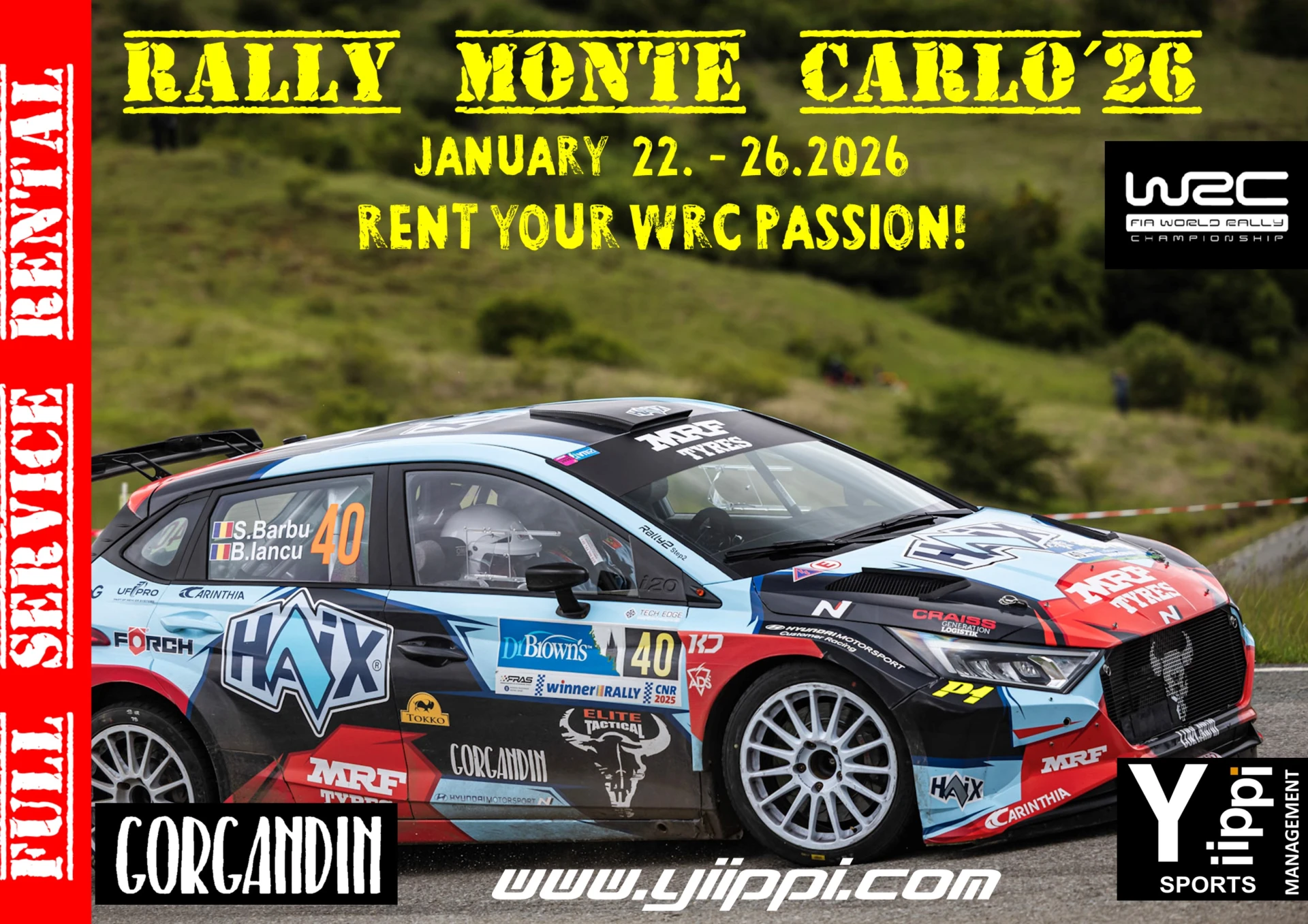 Arrive&Drive package - Hyundai I20 Rally2/Step2 – photo 1
