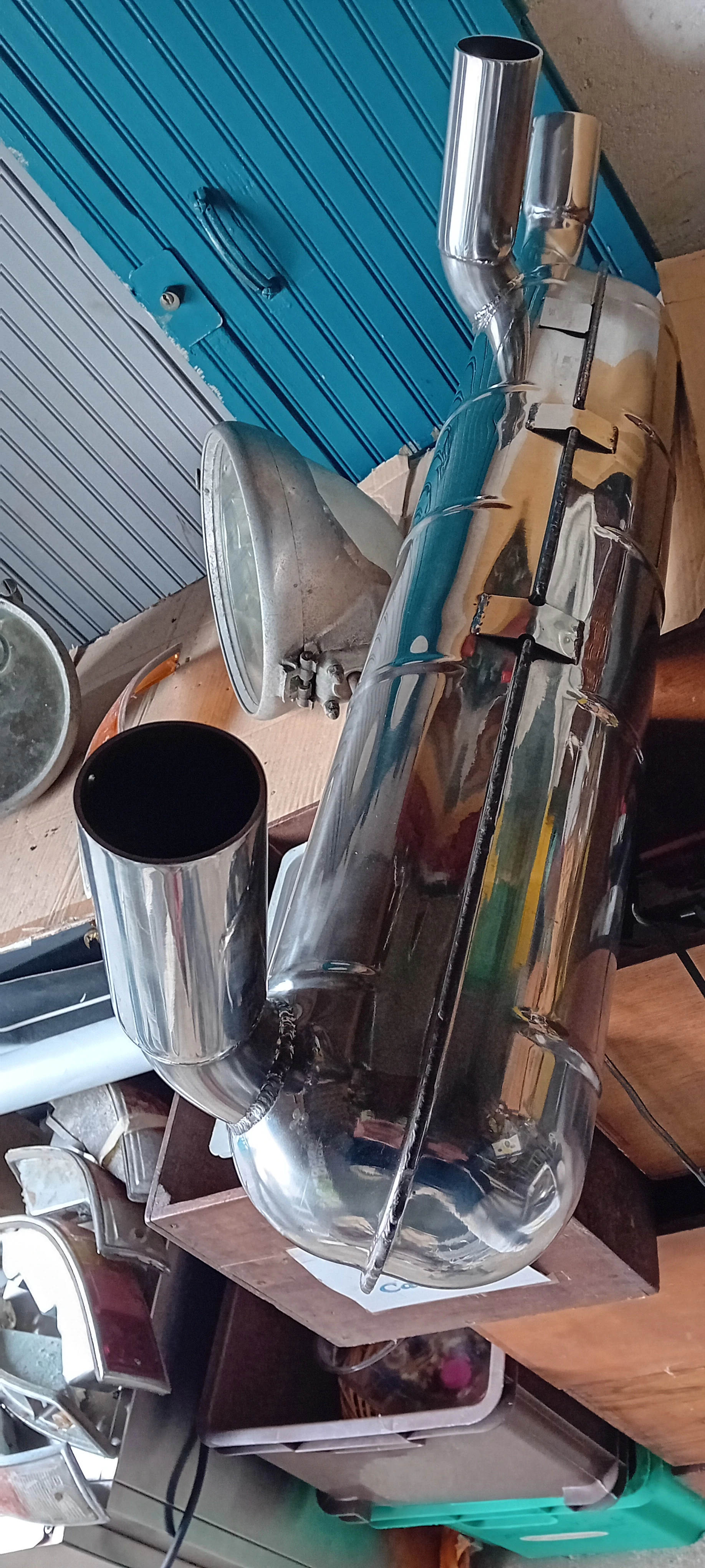 Scart stainless steel Porsche exhaust