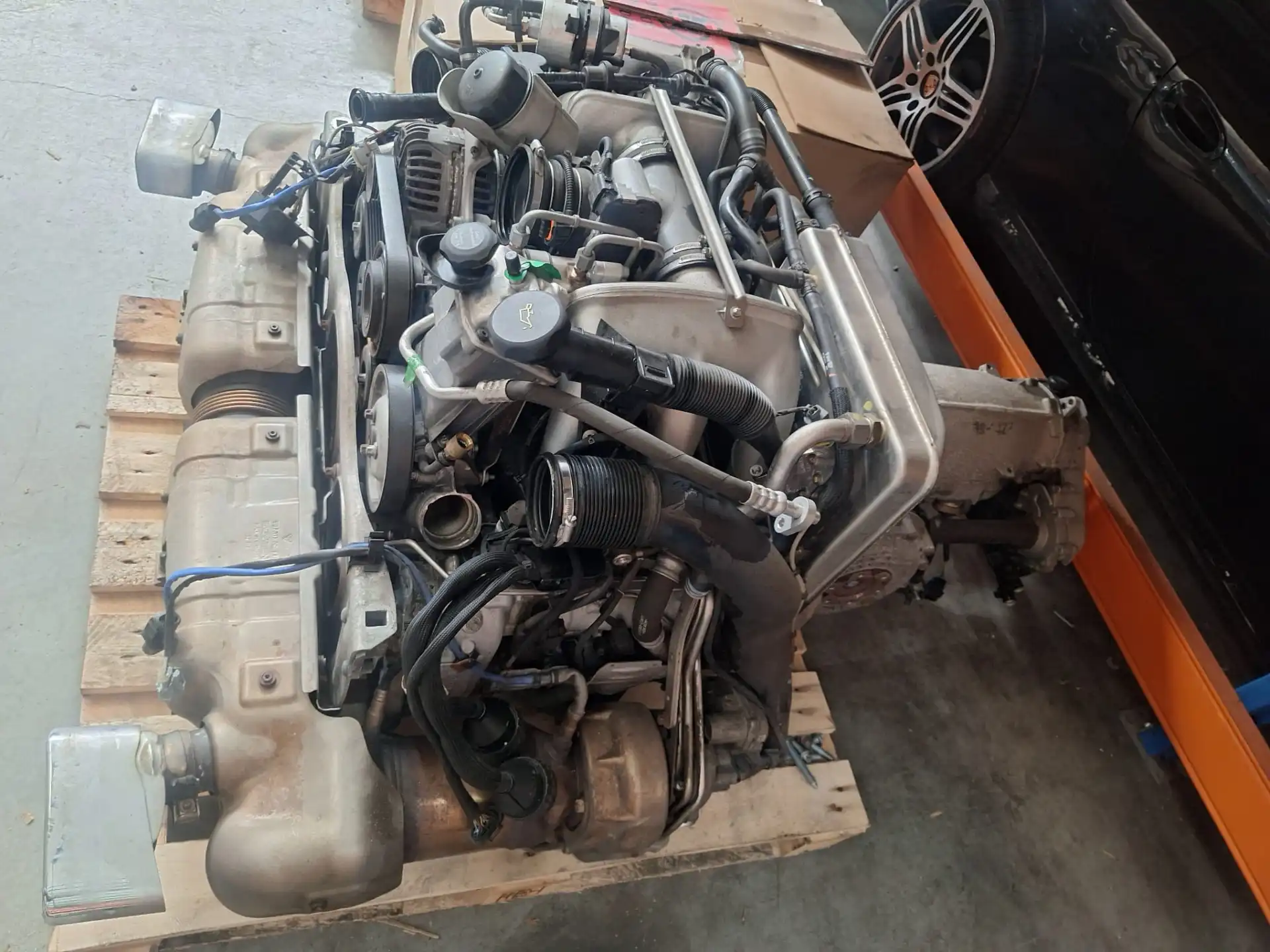 Complete engine Porsche 997 Turbo Phase 1 111000km. – photo 1