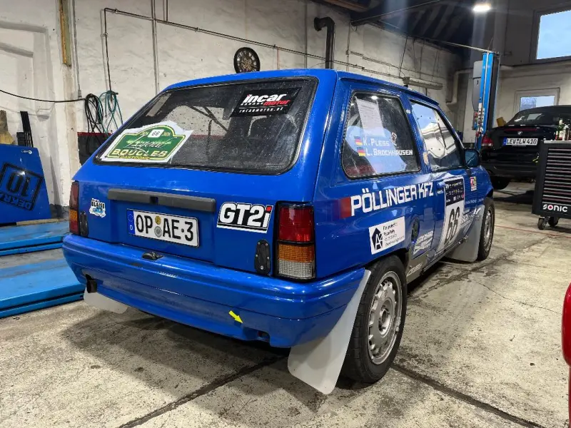 Opel Corsa A GSI Rally NC4 / German Papers / Lot of Spare Parts