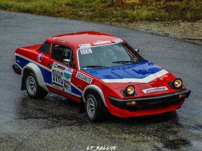 FOR RENT VHC Tour de Corse Historique -Triumph TR7 V8 GR4 asphalt by LANGE COMPETITION. Join the 5 TR7 V8s entered!