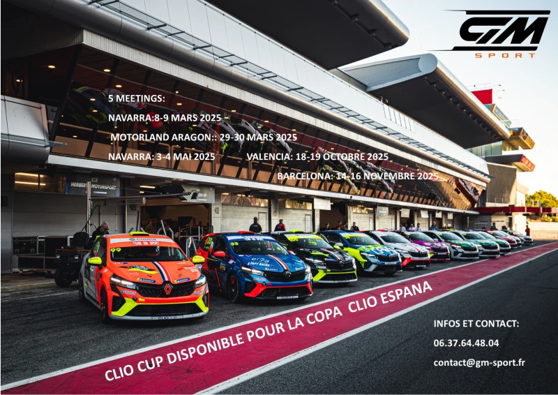 Clio5 cup rental