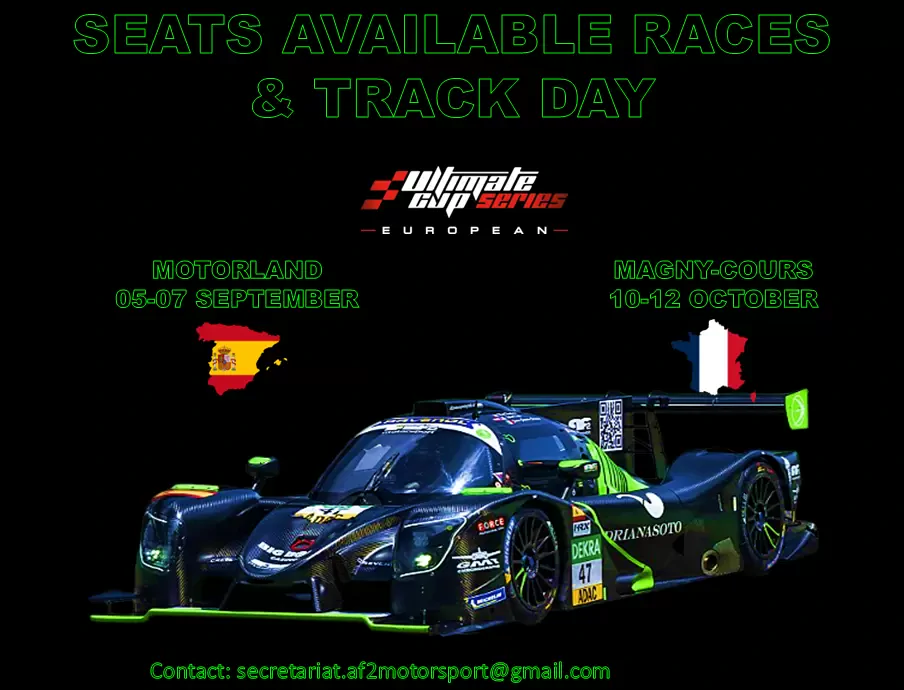 Siège disponible – LMP3 / Ligier P320