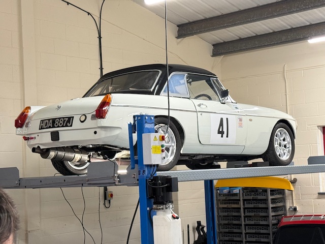 MGB Historic Race Car