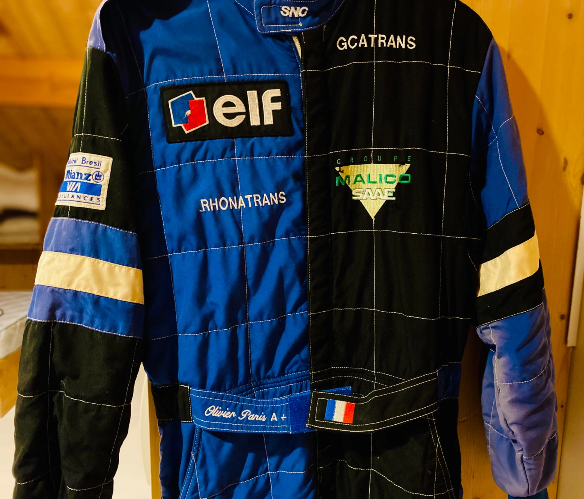Genuine official vintage F3 racing overalls worn by Olivier Panis – photo 2