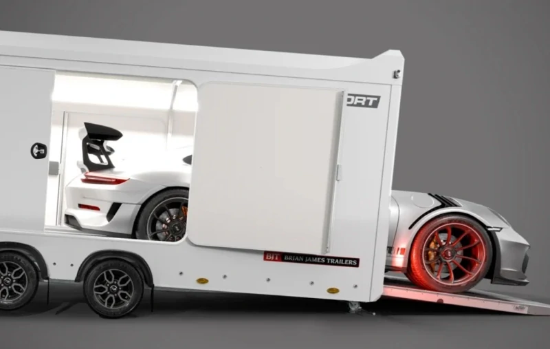 * NEW * BRIAN JAMES Race Sport 2025 closed car trailer