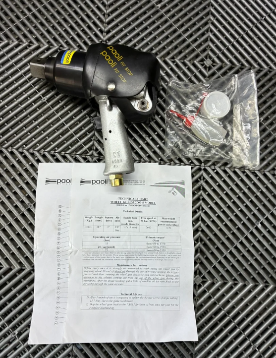 New. Paoli DP2000s. Pit stop wheel guns.