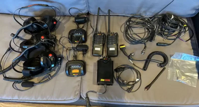 Complete AIM Shop Racing radio system