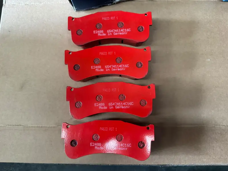 PAGID RST1 brake pads for the Porsche 997 GT3 R RSR