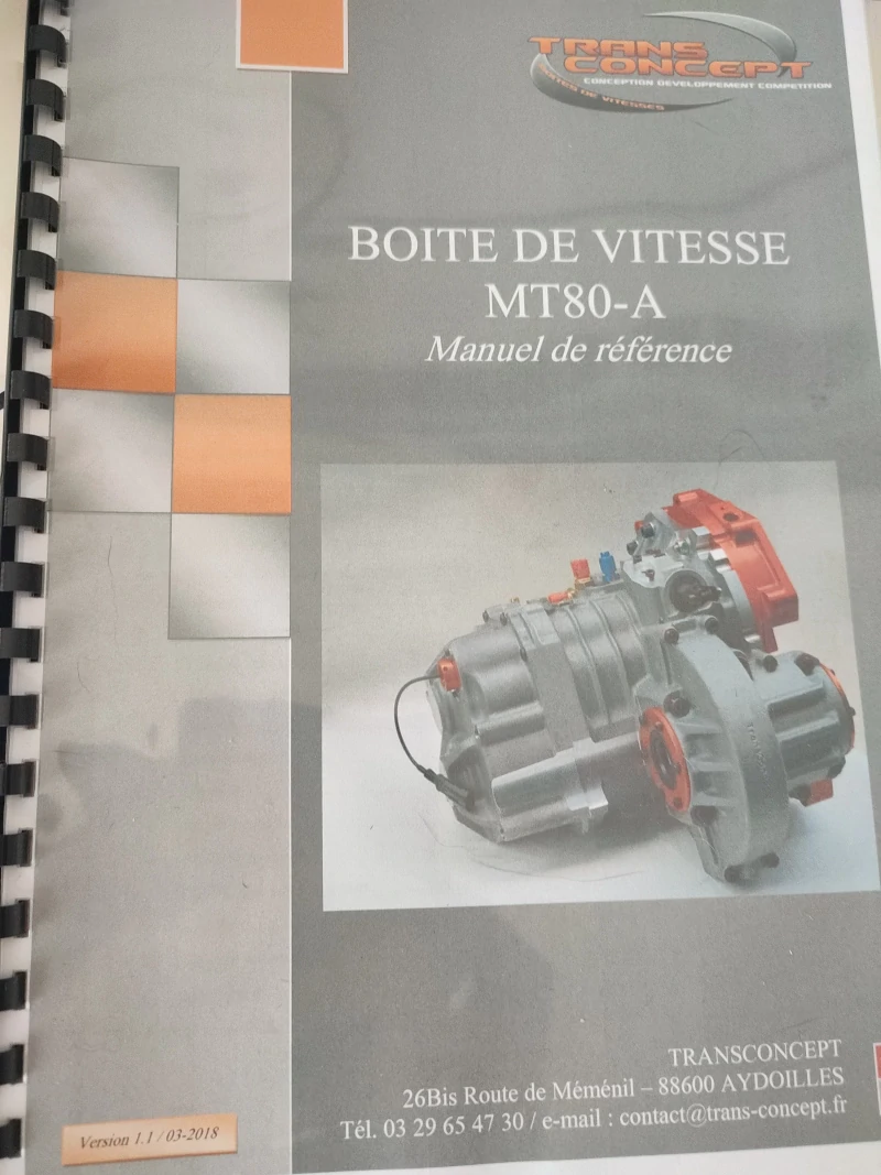Transconcept mt80 gearbox for clio f7r