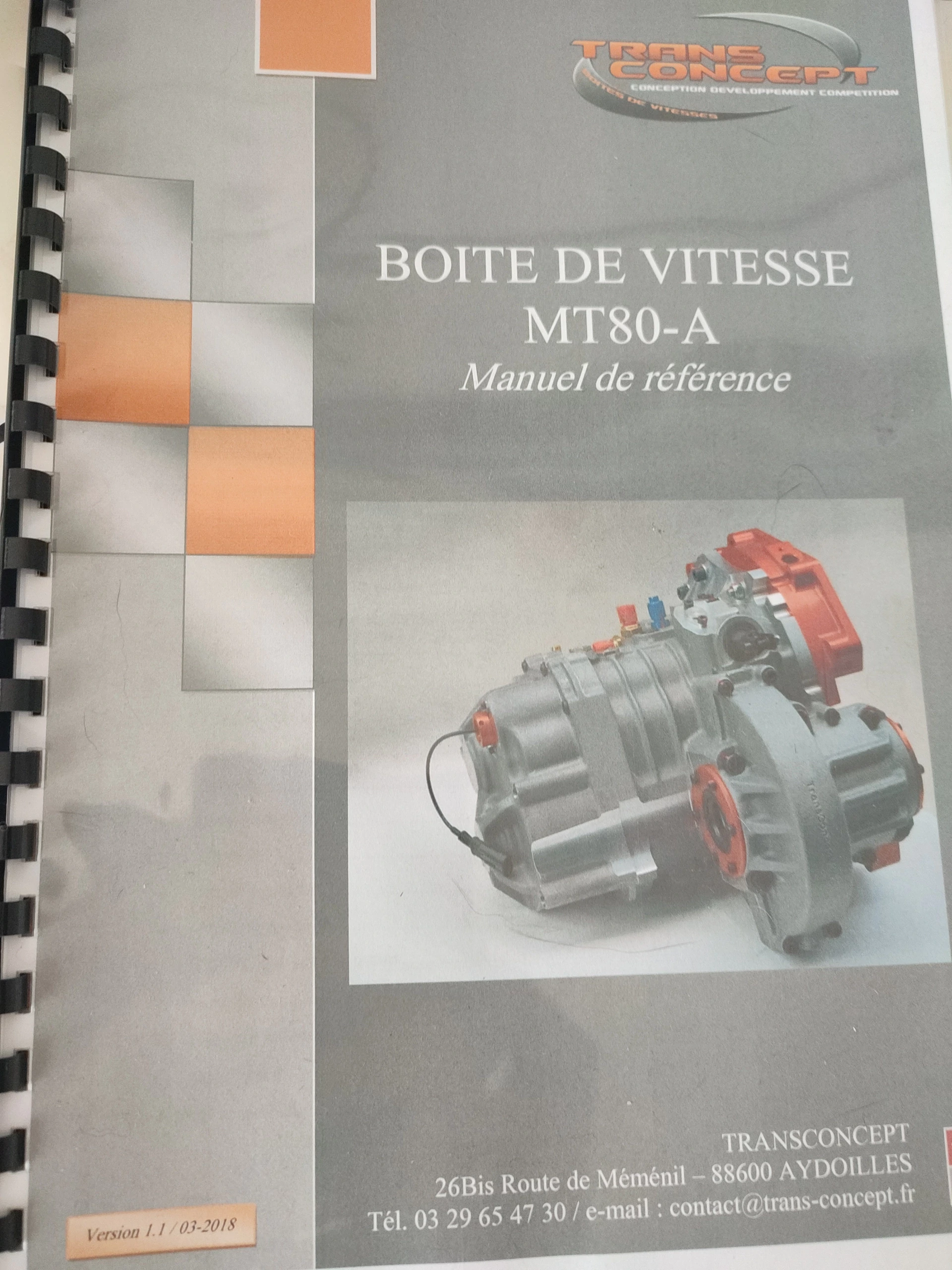 Transconcept mt80 gearbox for clio f7r
