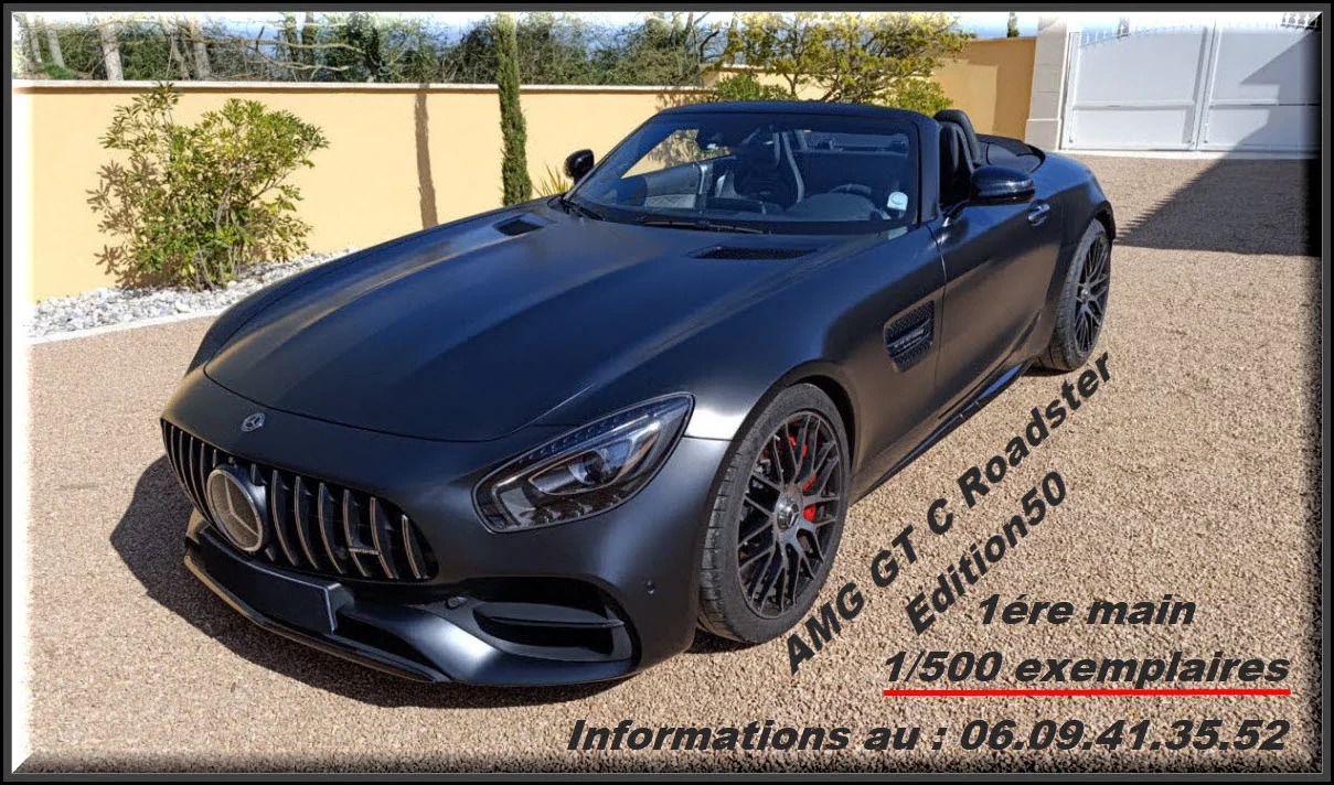 Rare Mercedes AMG GT C Roadster Edition50 - 1/500 Copies - 1st hand & 13Mkms