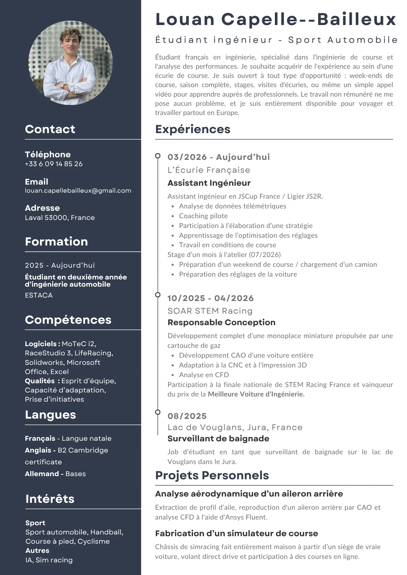 Assistant Data / Performance / Strategy Engineer – photo 3