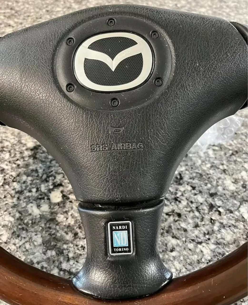 Nardi Dark Wood Steering wheel