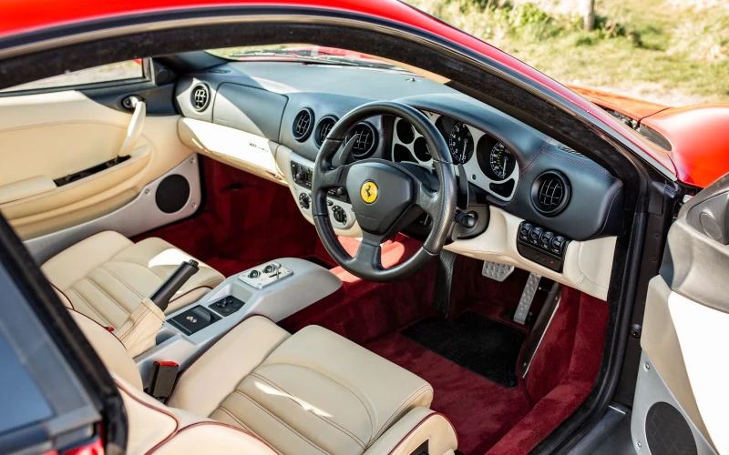 2001 Ferrari 360 Modena F1 27k, Belts done.