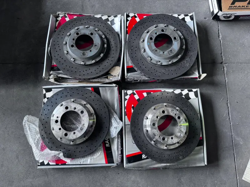 PCCB carbon-ceramic discs Porsche Cayman GT4 RS