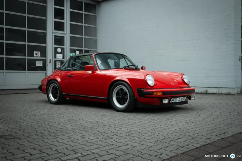 1982 Porsche 911 SC Targa rouge indien
