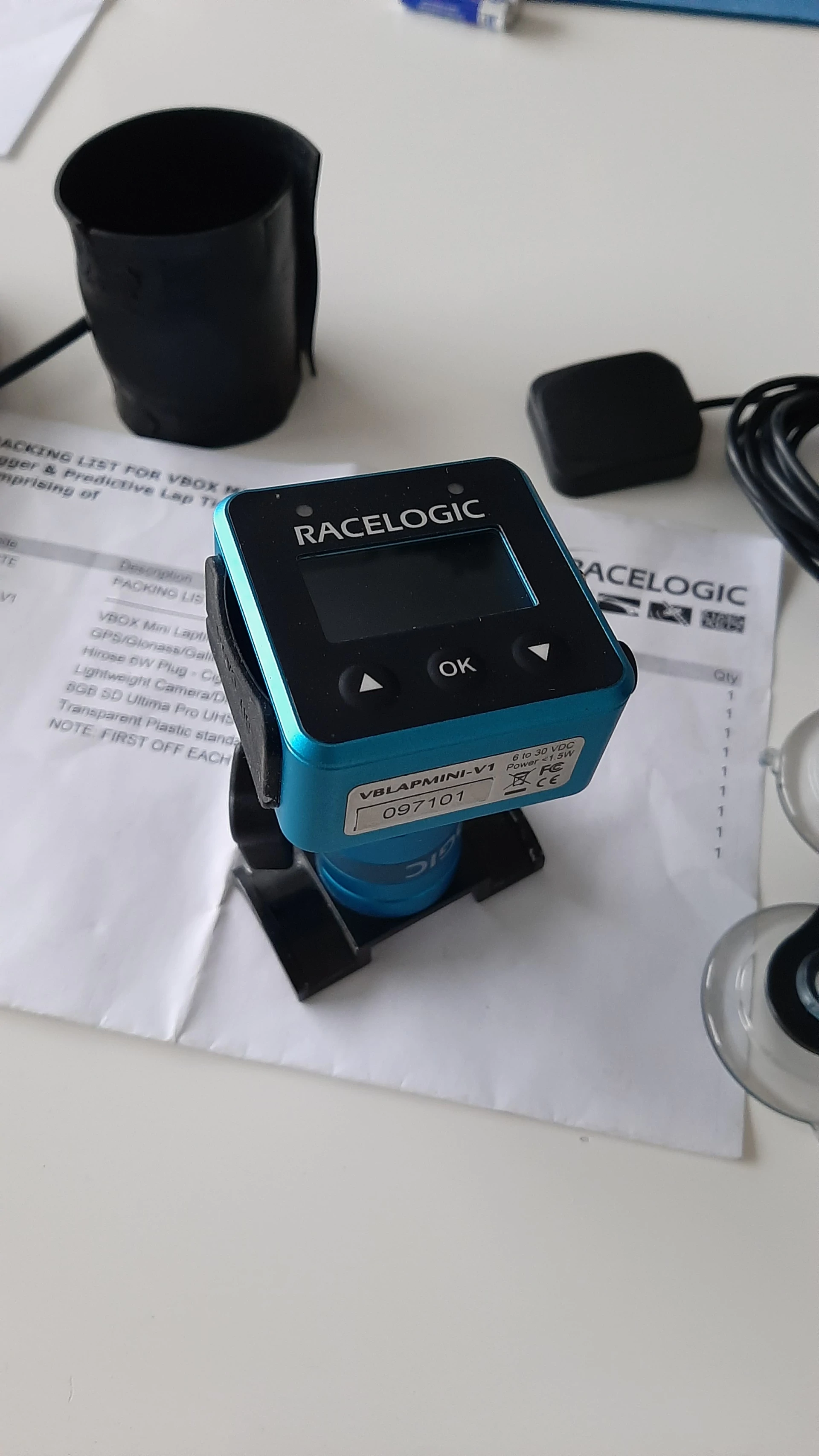 Vbox Mini Laptimer 10HZ GPS Data