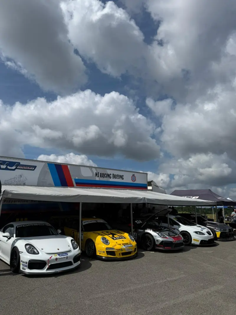 SEMI Trailer 6 cars + awning 2002