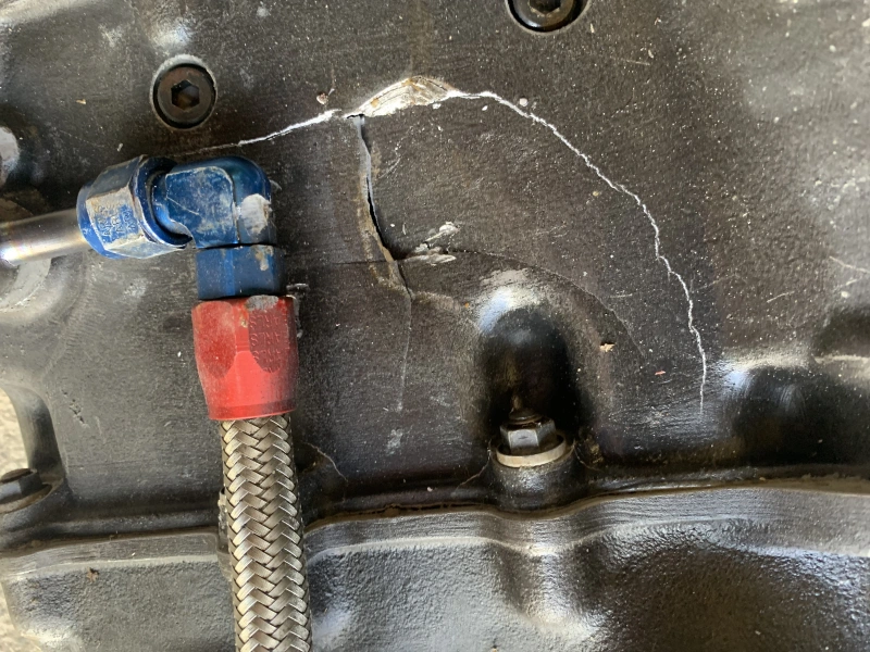 1998 Minardi M198 F1 Boîte de vitesses en magnésium - endommagée par l'impact