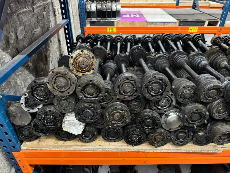 Porsche Cardan shafts, old and new