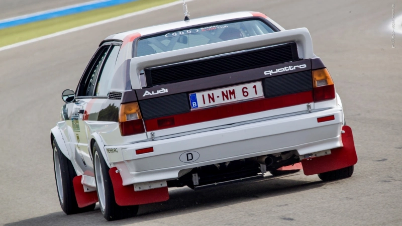 Réplique de l'Audi rallye quattro du Groupe 4