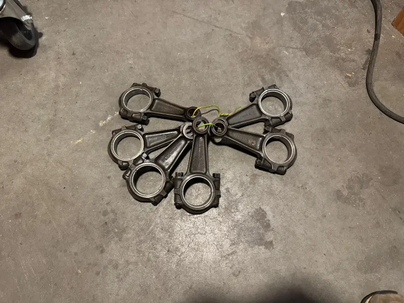 Set of Porsche engine connecting rods, ref. 9011031010R