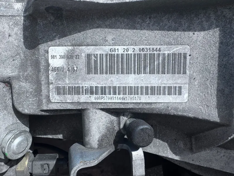 Boîte de vitesses PDK Porsche Cayman GT4 — 9 000 km