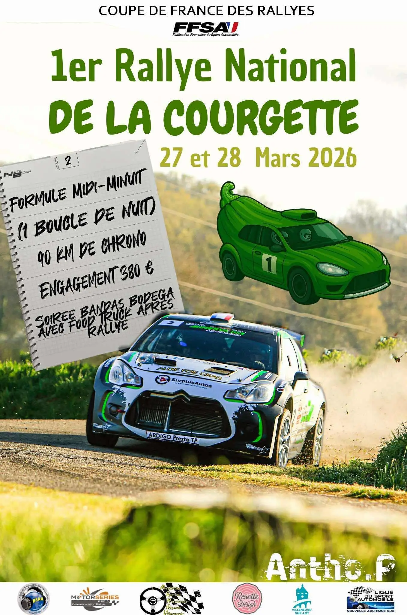 Clio RC5 à louer – Rallye de la Courgette 2026 – photo 1