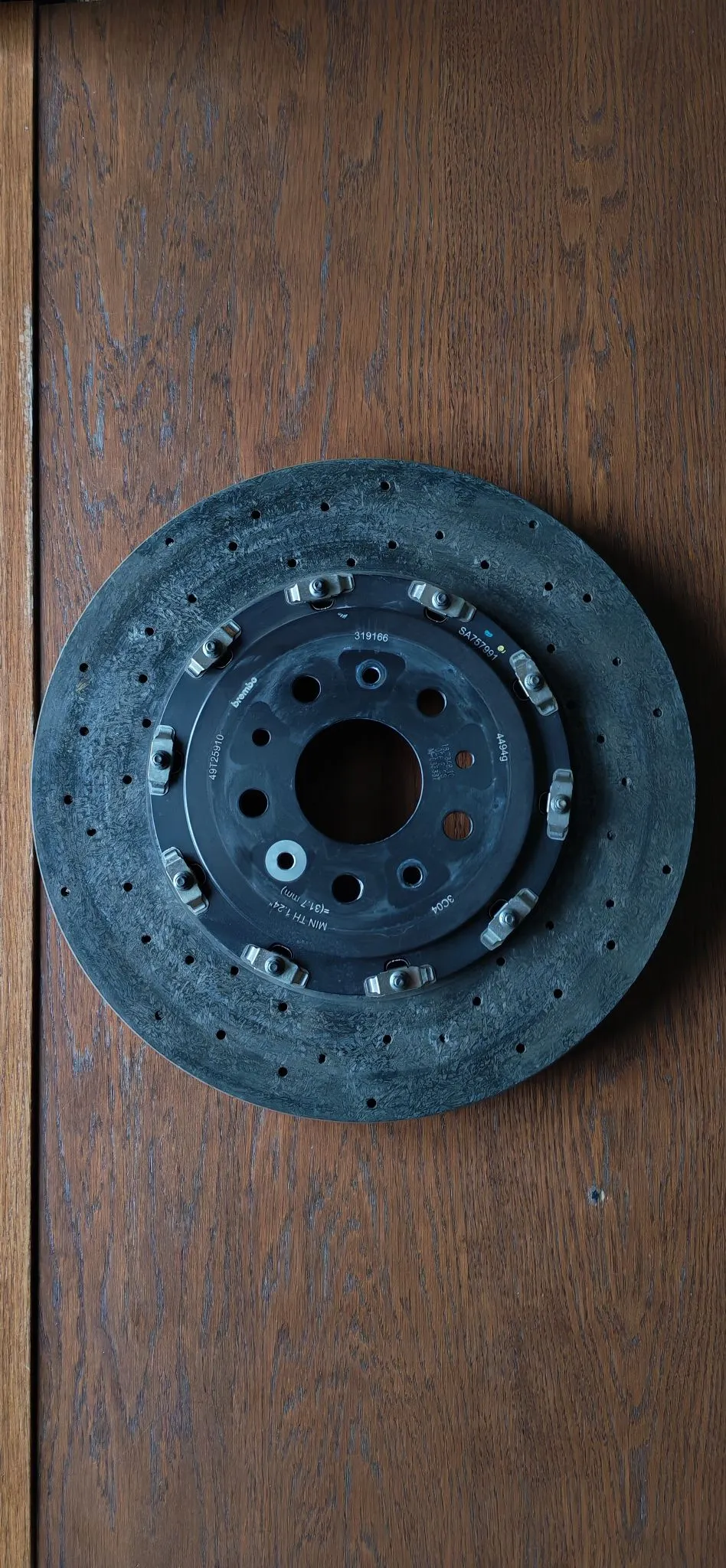Brembo front carbon-ceramic brake disc – photo 2