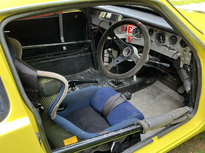 1967 Mini Marcos GT. Voiture de course homologuée pour la route. Enregistrée en Suède. Conduite à droite