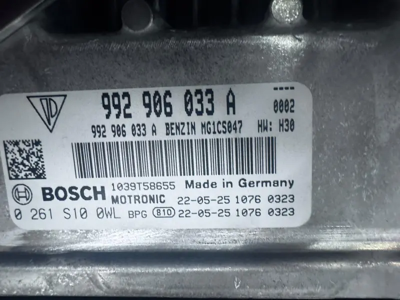 Calculateur moteur DME Bosch MG1CS047 Porsche® 992 GT3 / GT4 RS - 992906033A