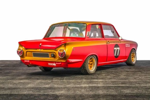 Ford Cortina MKI de course de 1965