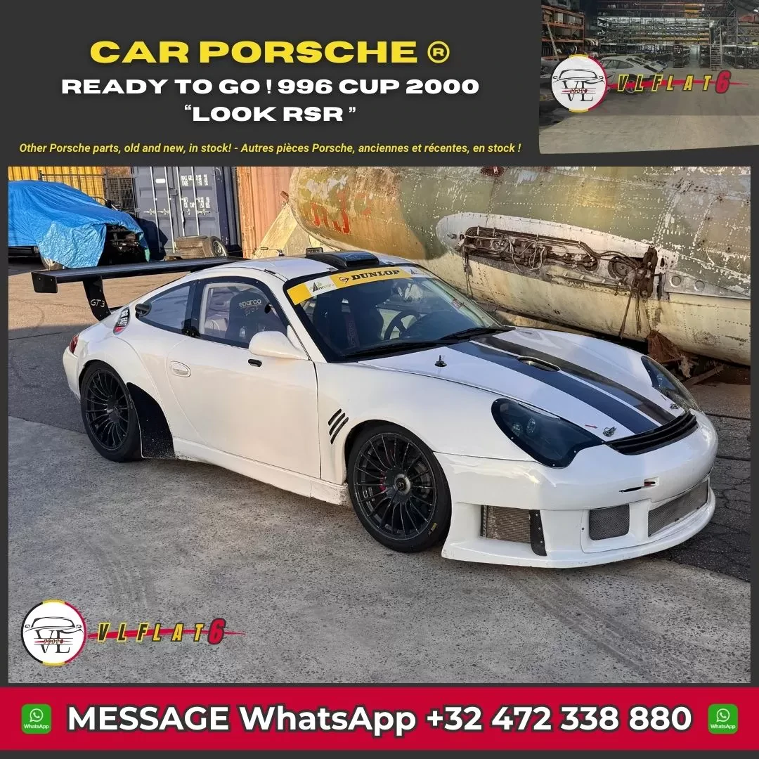 Porsche 996 CUP Look RSR – Prête à prendre la piste !
