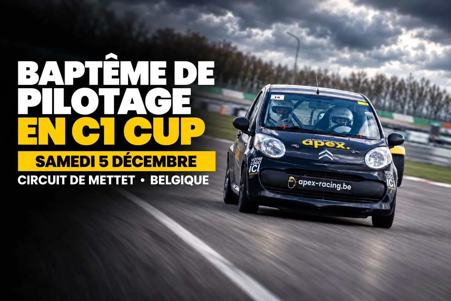 Samedi 5 Decembre - Pilotage en C1 Cup - Mettet (BE) – photo 1