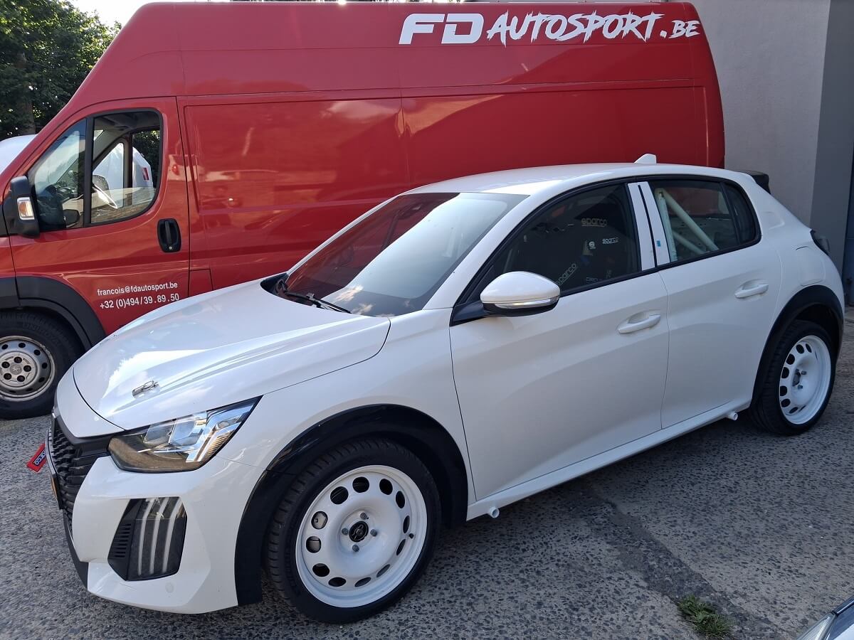 Peugeot 208 FR6 en Belgique - Team FD Autosport