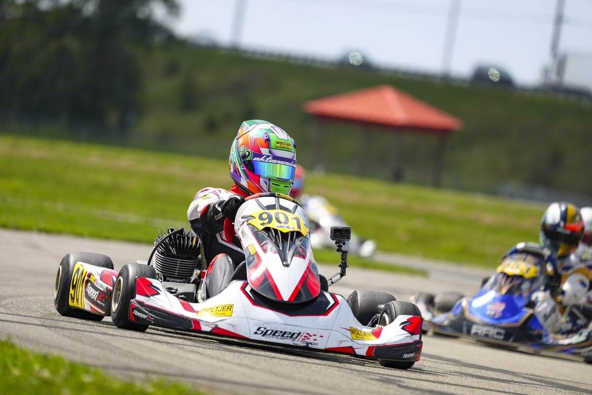 Karting KA100 sur circuit