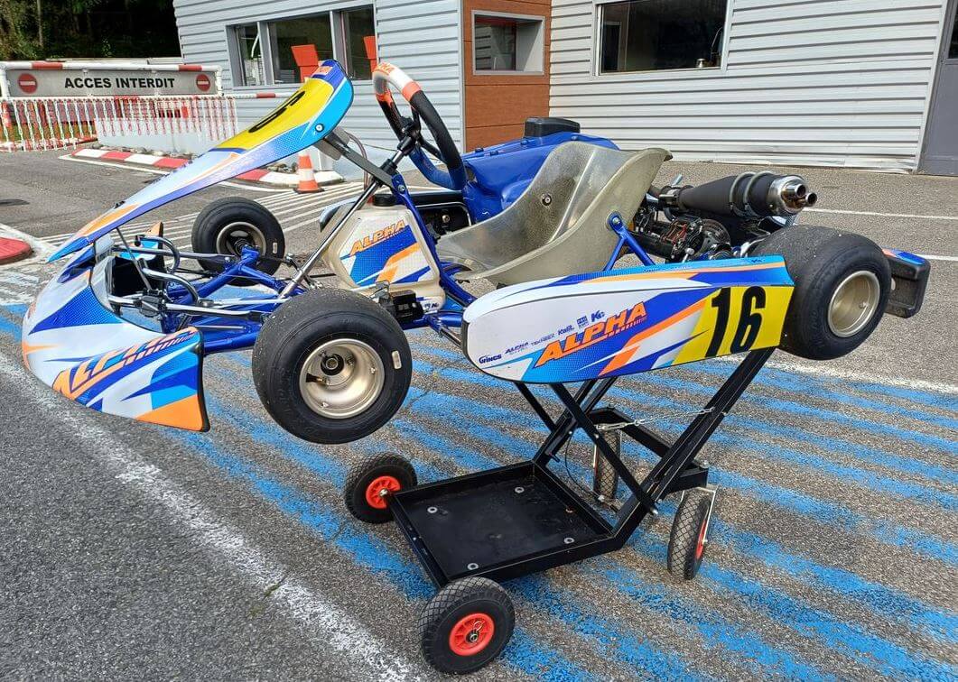 UFOLEP kart with Subaru 211cc engine - JEUNE category