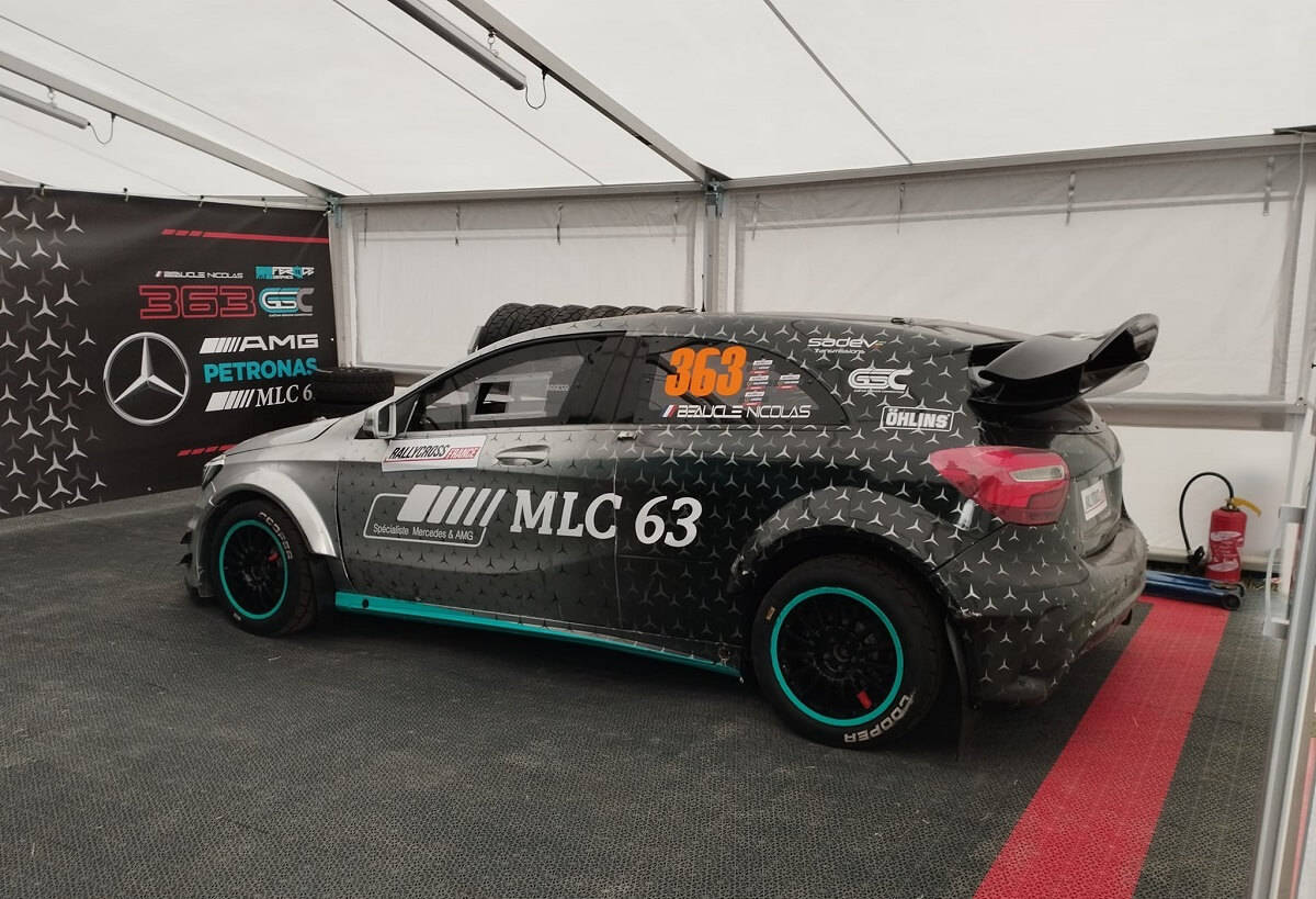 The stunning Mercedes of Nicolas Beauclé in Division 3 / T3F