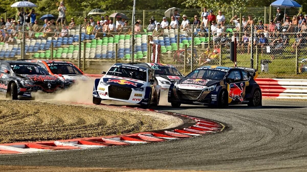 Supercar RX on the Lohéac rallycross circuit in France