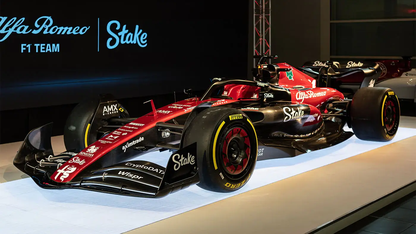 2023 Alfa Romeo F1 show car up for auction at F1 Authentics