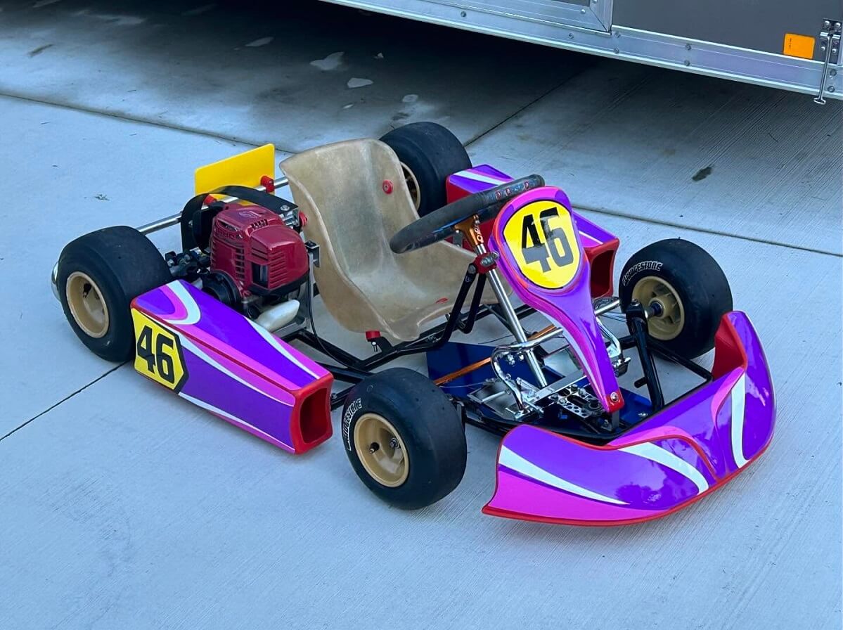 Baby-kart with GX50 4-stroke engine