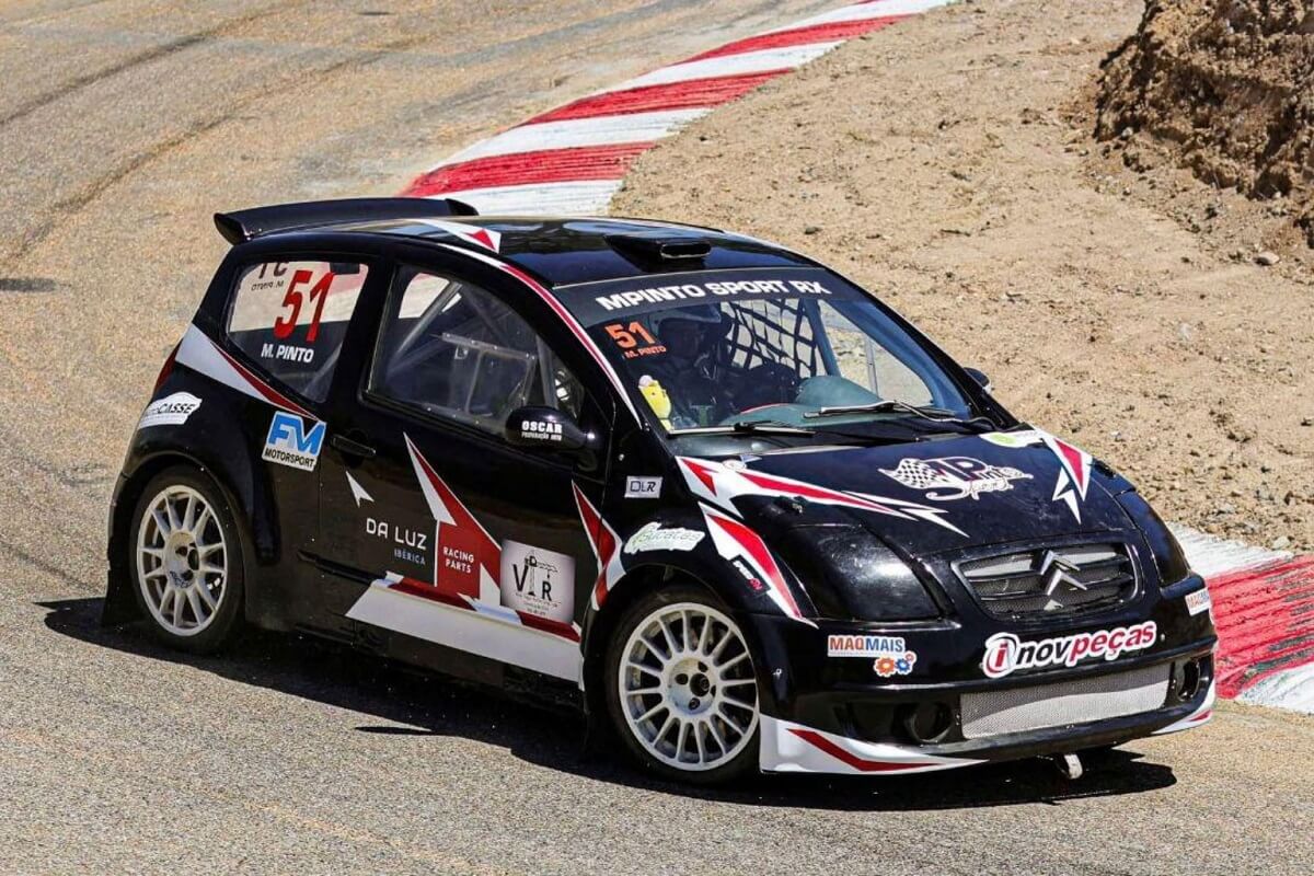 A Citroën C2 S1600 converted for rallycross and listed for sale on GoToTheGrid