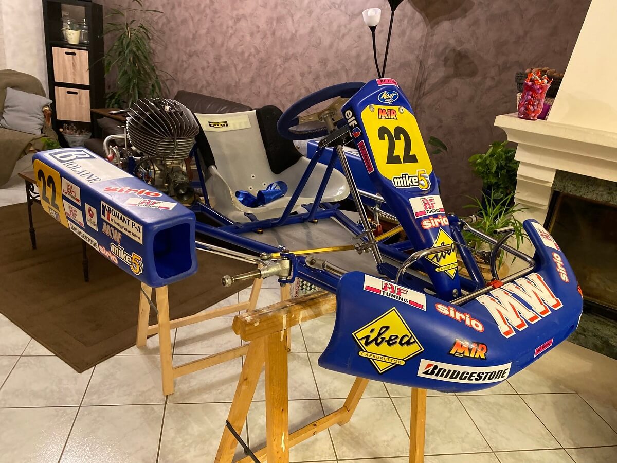 Alexandre Vromant's Formula 20,000 kart chassis