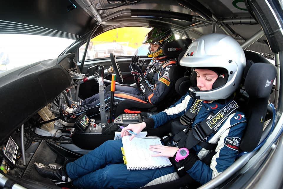 Rally co-driver and driver