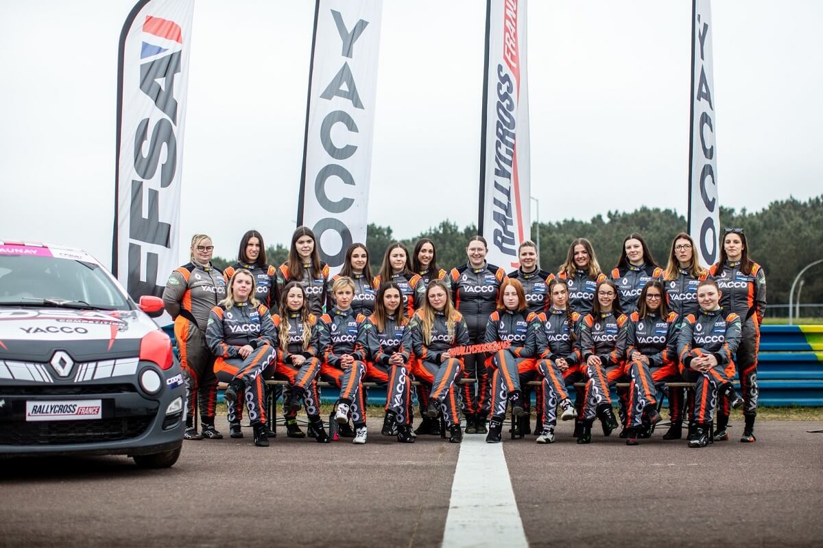 FFSA Women’s Rallycross Cup - Presentation photo of the drivers