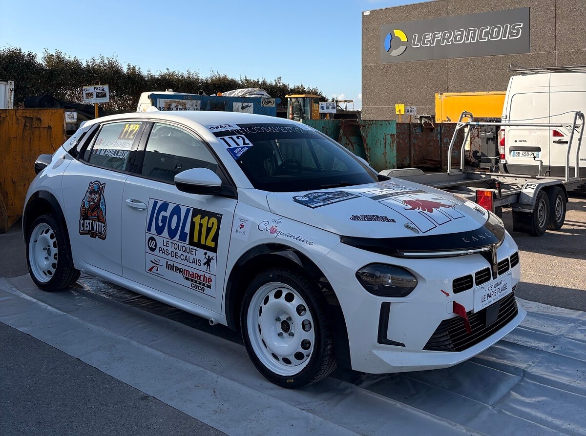 Lancia Ypsilon HF Racing Rally6 du championnat SMRC6
