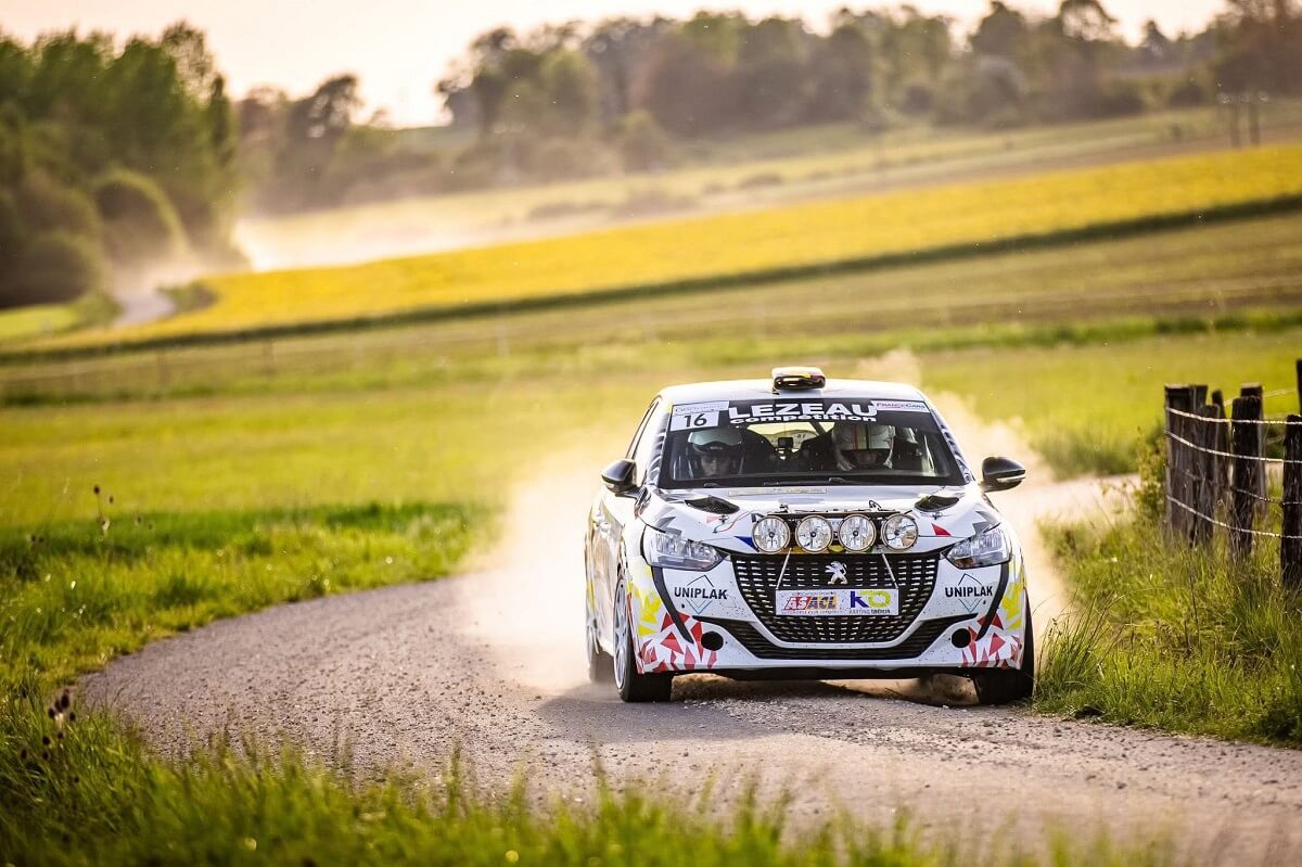 Peugeot 208 Rallye du Team Lezeau compétition