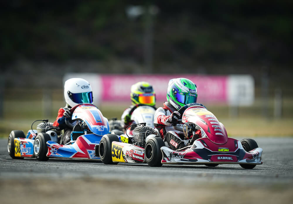 Kart in the FFSA Mini 60 category (from 8 years old)
