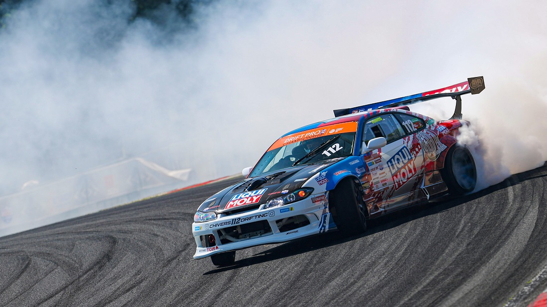 Drift car in action